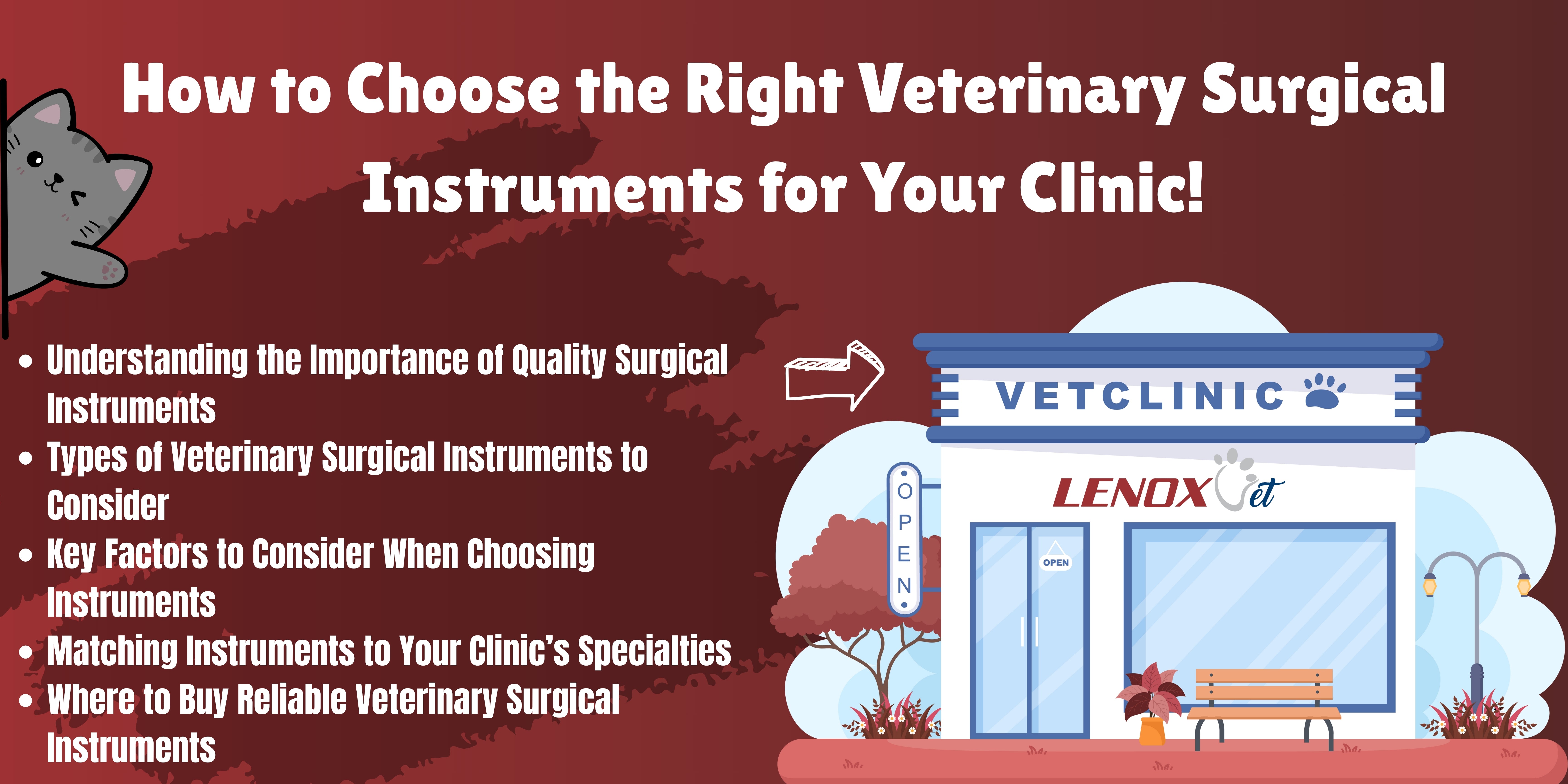 How to Choose the Right Veterinary Surgical Instruments for Your Clinic