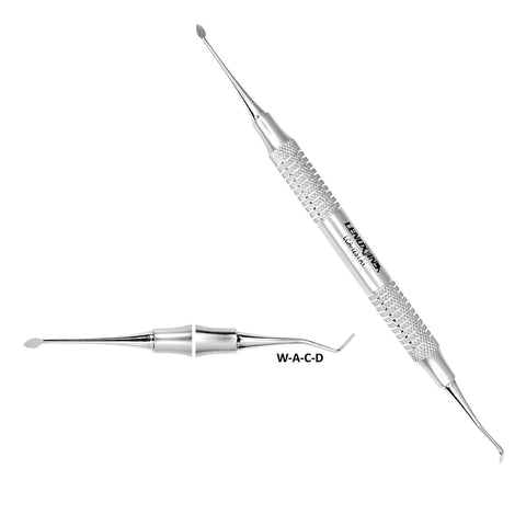 Dental Carvers CD-W-A-C-D Double Ended Hollow Handle, Dental Instruments