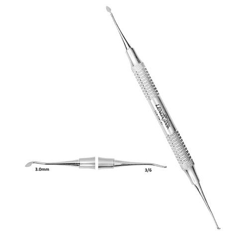 Dental Carvers CD-3-6 Double Ended Hollow Handle, Dental Instruments