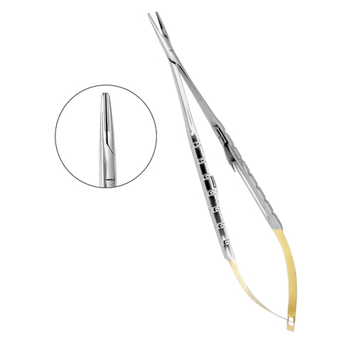 Dental Castroviejo Micro Needle Holder STR TC 18CM