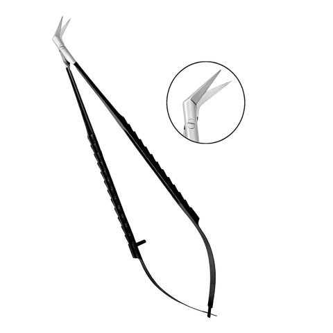 Castroviejo Micro Scissor TC 90D Side Angled, 18cm