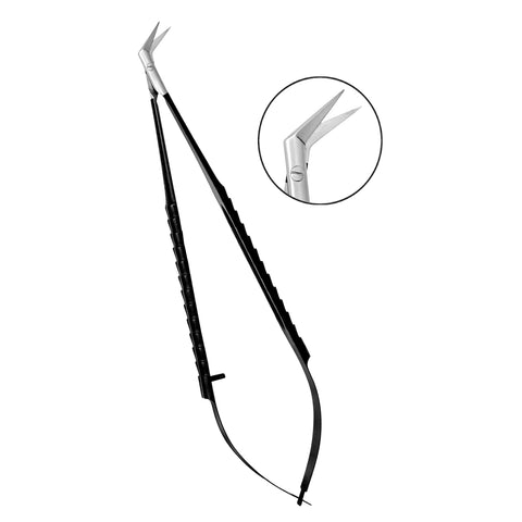 Castroviejo Micro Scissor TC 90D Side Angled, 18cm