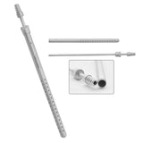 Poole Suction Tube inoxidable 10x220mm, 30 French