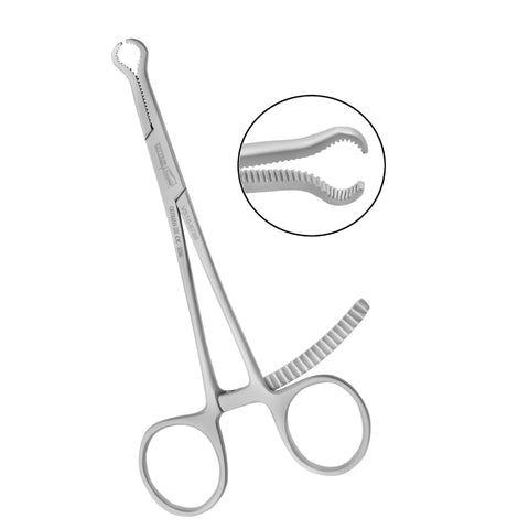 BONE HOLDING FORCEP SERRETED (DELICATE TIP)
