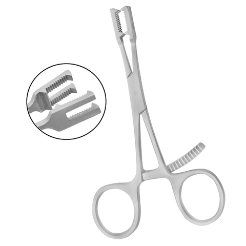 Bone Plate Holding Forceps Straight 12.5cm