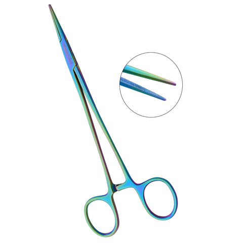 Mosquito Forceps 7-inch Fine Straight (Multi-Color)