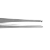 Tissue Forceps, narrow, straight, 1-2 teeth, 14,5 cm