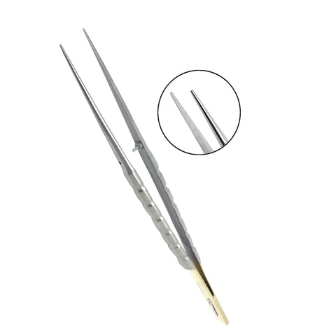 Micro Tissue Forceps Tweezers TC 17CM