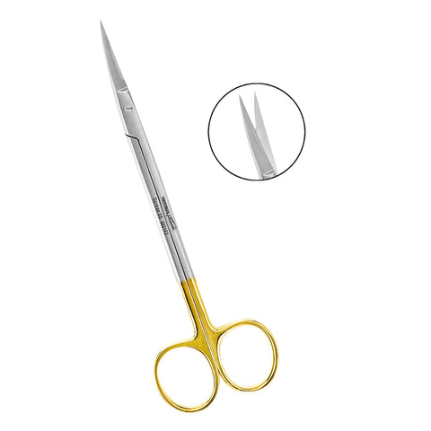 Kelly Scissors 16cm TC Insert CVD, High Quality Surgical- Dental Instruments