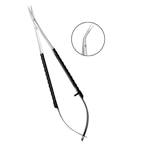 Surgical Micro Tissue Scissors 45 CVD TC - 17cm High Quality Dental Instruments