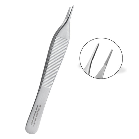 Dressing Forceps straight serrated 12.0 cm