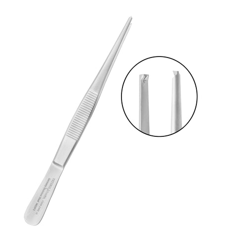 Tissue Forceps, straight, 1-2 teeth, 13,0 cm