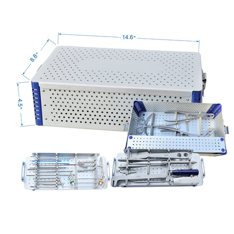 Basic Orthopedic Instruments Set in Sterilizable Box