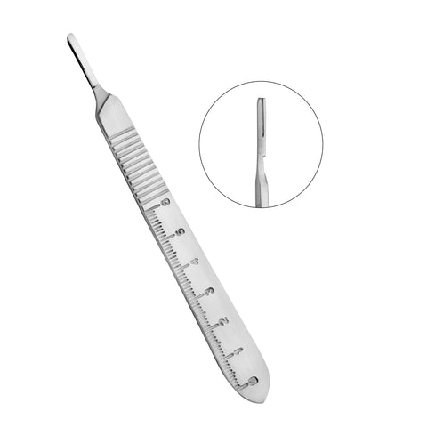 Scalpel Handle with Ruler 12cm